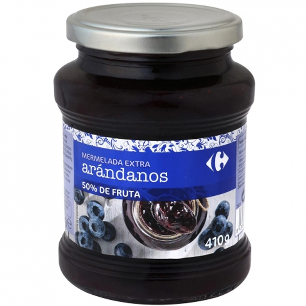 Carrefour Espa&ntilde;a Mermelada extra de ar&aacute;ndano Blueberry Jam 410g